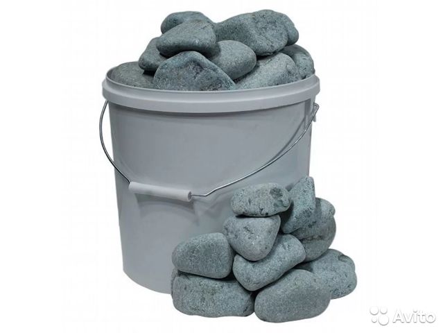 Жадеит шлифованный камни для бани, 20 кг