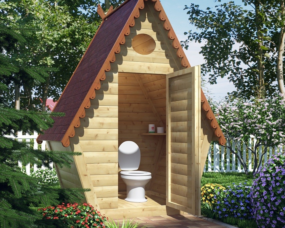Toilet for villa under the name Teremok