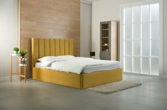 Двуспальная кровать 140х200 с подъемным механизмом