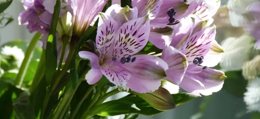 цветок альстромерии